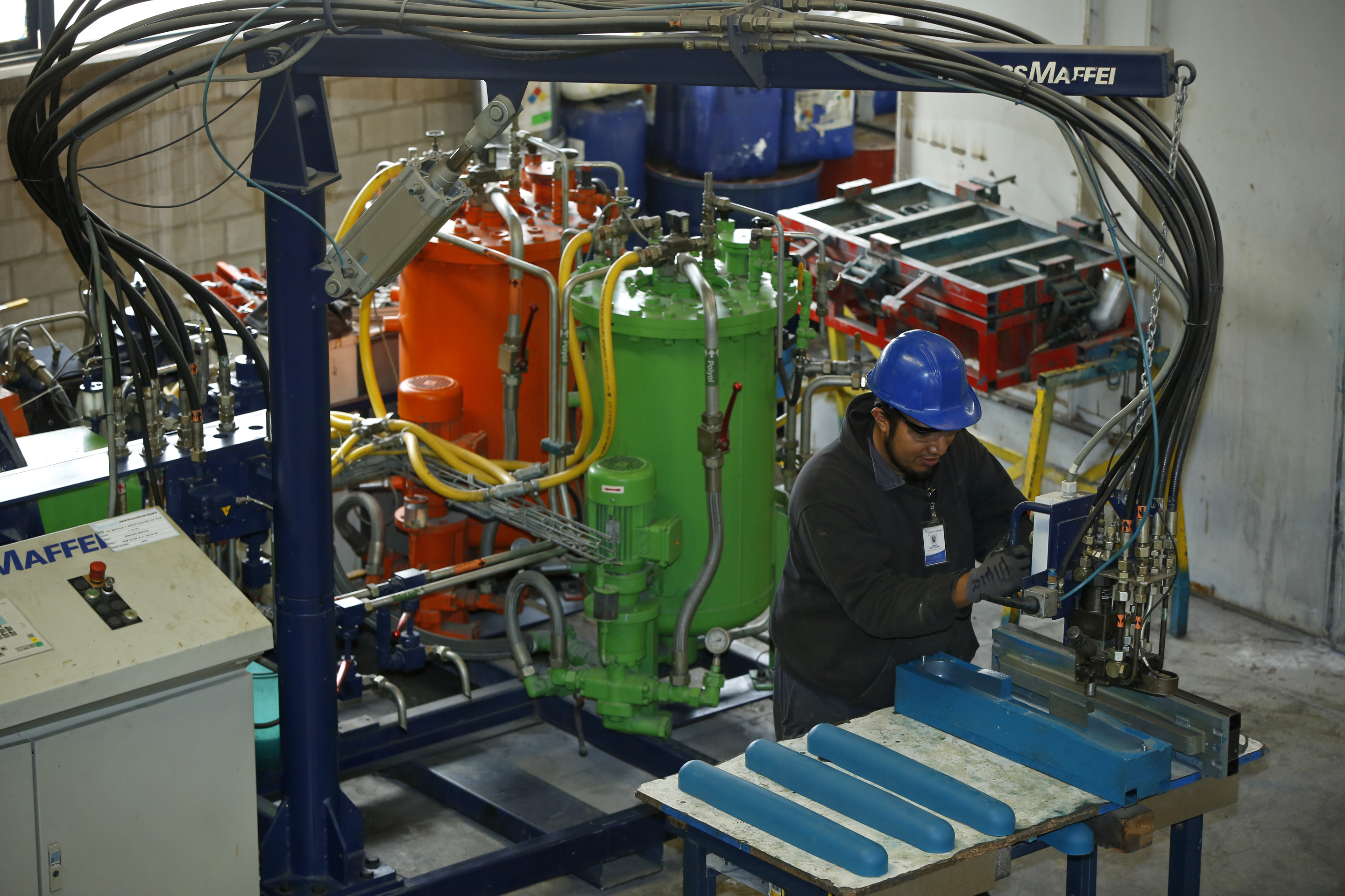 Dosificación de poliuretano